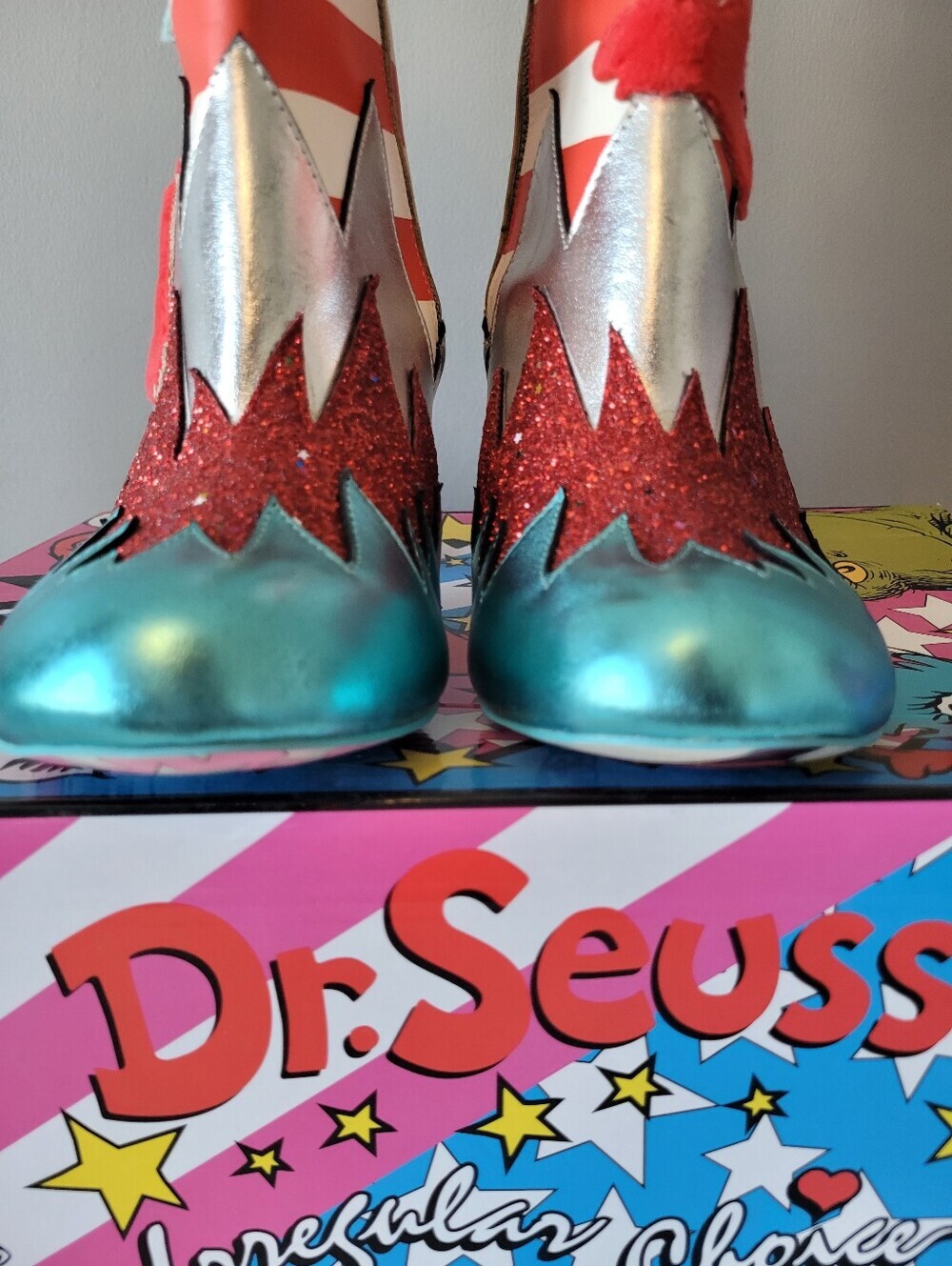 Irregular Choice x Dr. Seuss Up Up Up With A Fish Boots, Size 40 - Picture 3 of 16